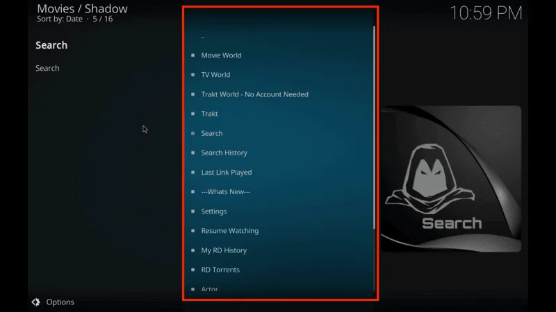 Shadow Kodi Addon Install